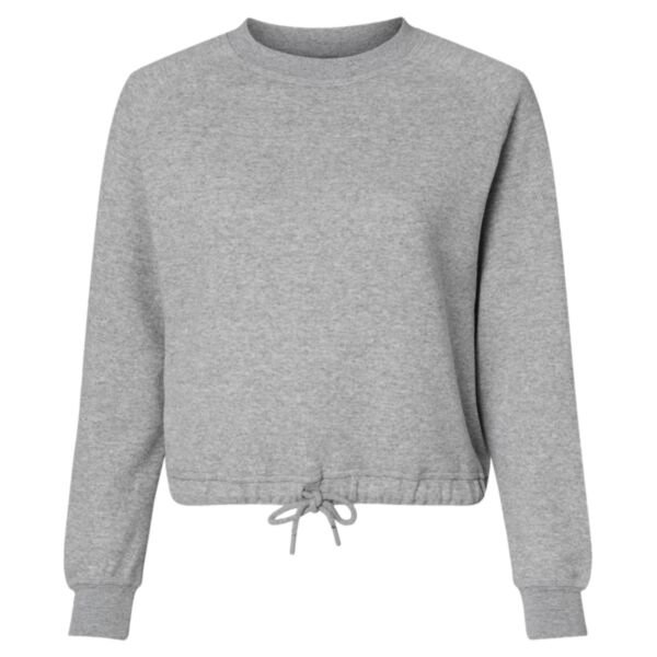 Women's Relaxed 3-End Boxy Fleece Crewneck Sweatshirt Thumbnail