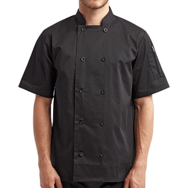Unisex Short Sleeve Recycled Chef Coat Thumbnail