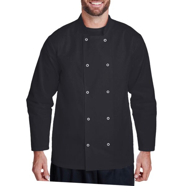 Unisex Ten Studded Front Chef Coat Thumbnail