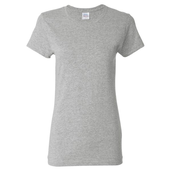 Ladies' Heavy Cotton Short Sleeve T-Shirt Thumbnail