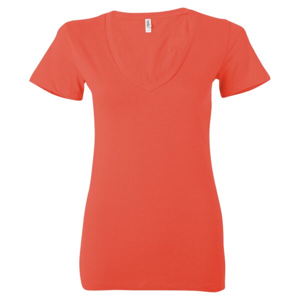 Deep V-Neck Jersey T-Shirt Thumbnail