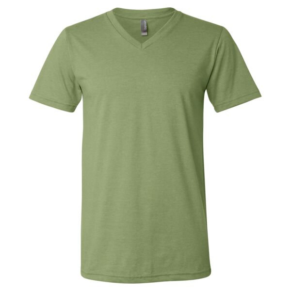 Unisex Short Sleeve V-Neck Jersey T-Shirt Thumbnail