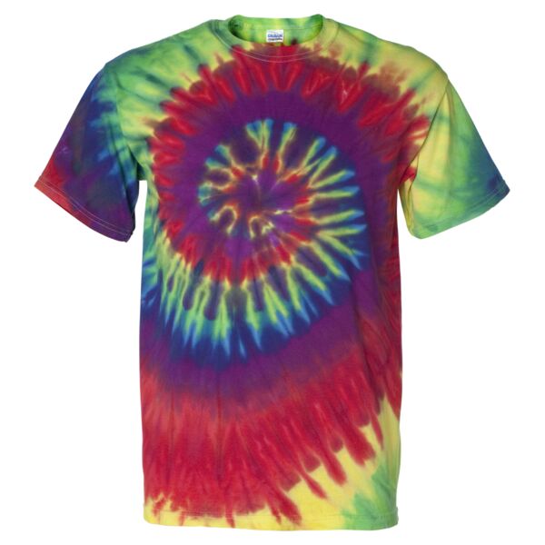 Multi-Color Spiral Short Sleeve T-Shirt Thumbnail