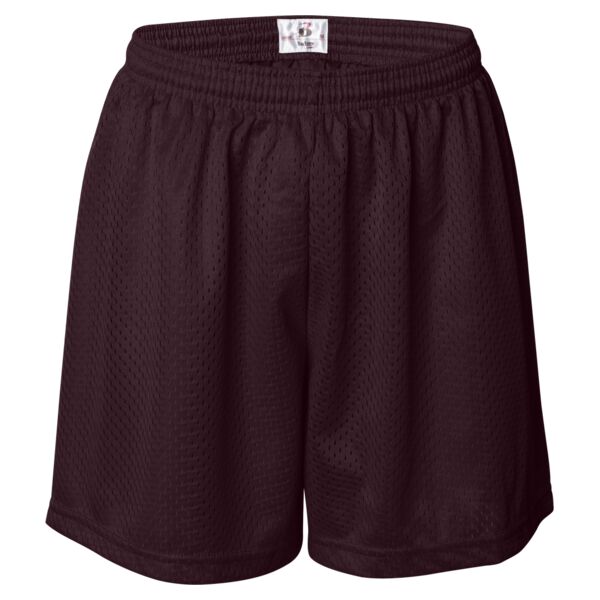 Ladies' 5'' Inseam Pro Mesh Shorts with Solid Liner Thumbnail