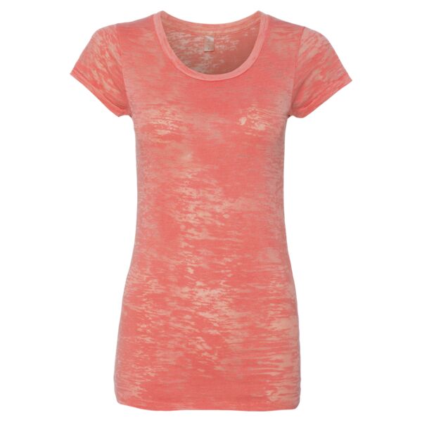 Ladies' Burnout Crewneck T-Shirt Thumbnail