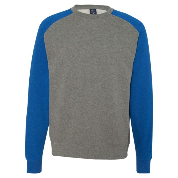 Fitted Raglan Crewneck Sweatshirt Thumbnail