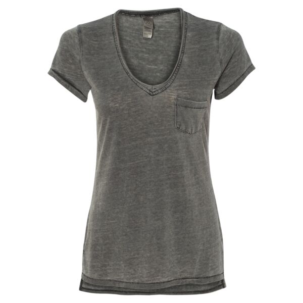Ladies' Vintage Burnout V-Neck Favorite T-Shirt Thumbnail