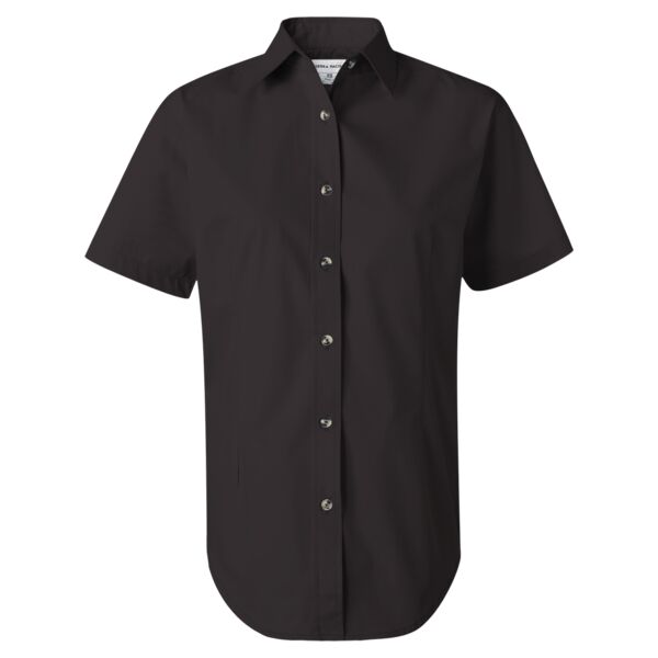 Ladies' Short Sleeve Stain-Resistant Tapered Twill Shirt Thumbnail
