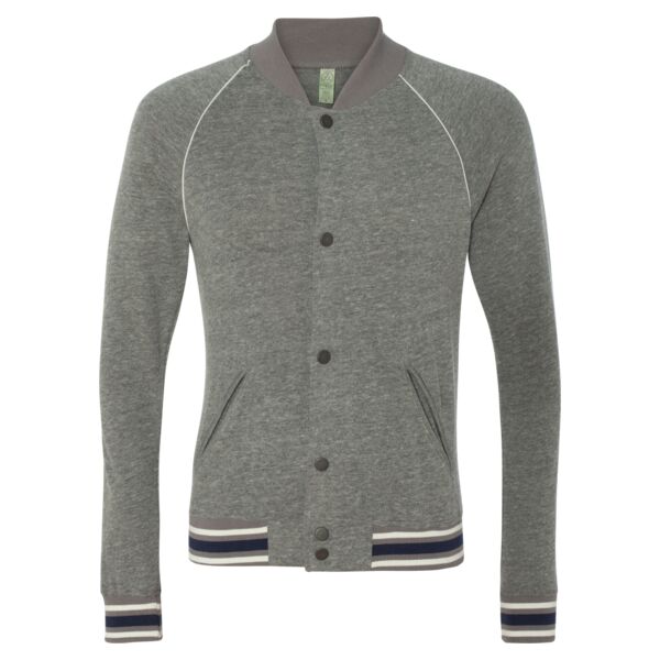 Eco Cashmere Baseball Jacket Thumbnail