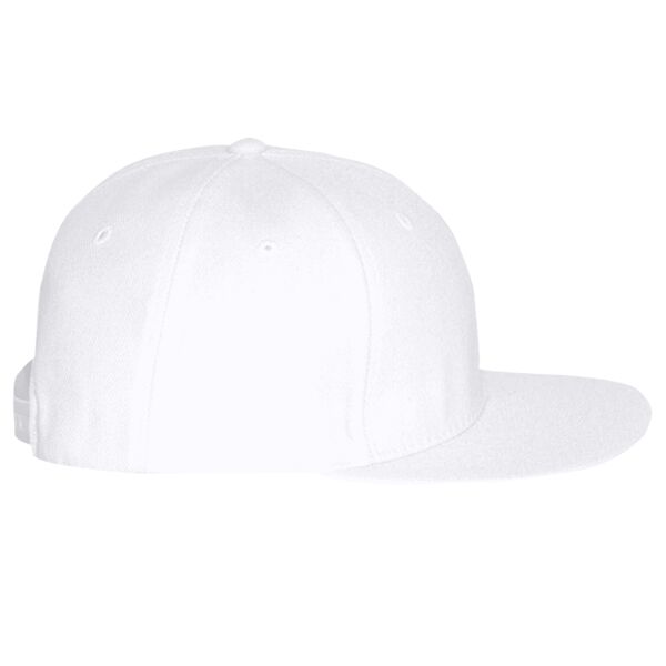 Flat Bill Snap Back with Green Undervisor Thumbnail