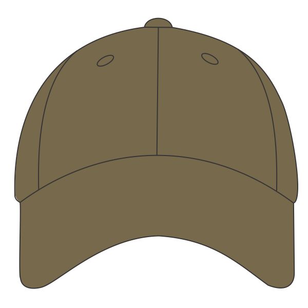 Solid Color Torn Visor Cap Thumbnail