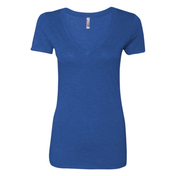 Ladies' Triblend Deep V-Neck T-Shirt Thumbnail
