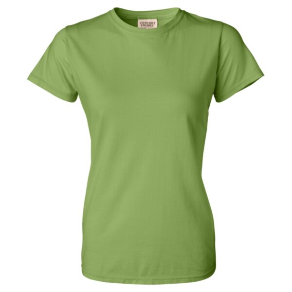 Ladies' Pigment Dyed Ringspun Short Sleeve Crewneck T-Shirt Thumbnail