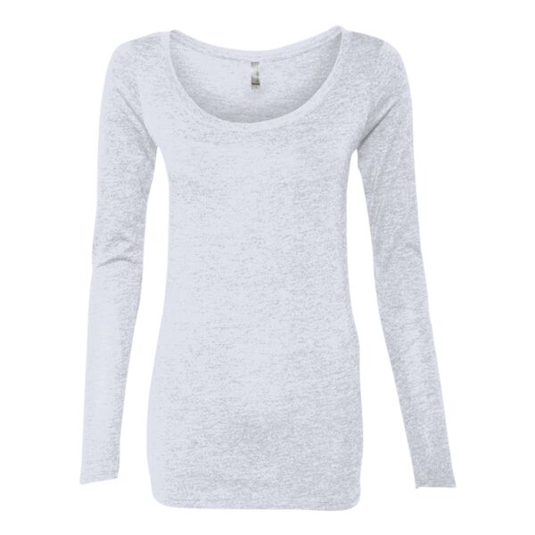 Ladies' Triblend Long Sleeve Scoop Thumbnail
