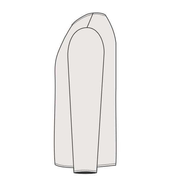 Long Sleeve Pieced Interlock T-Shirt Thumbnail