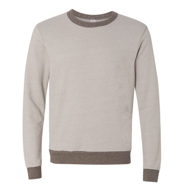 Eco Mock Twist French Terry Contrast Crew Thumbnail