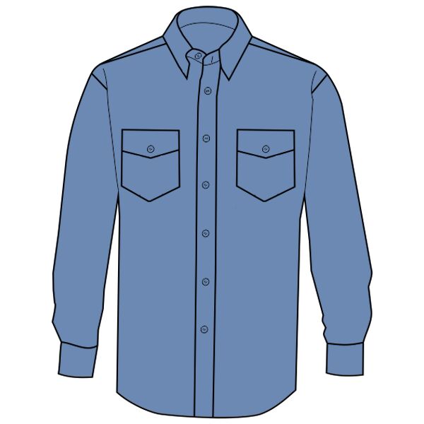 Dress Uniform Long Sleeve Shirt Thumbnail