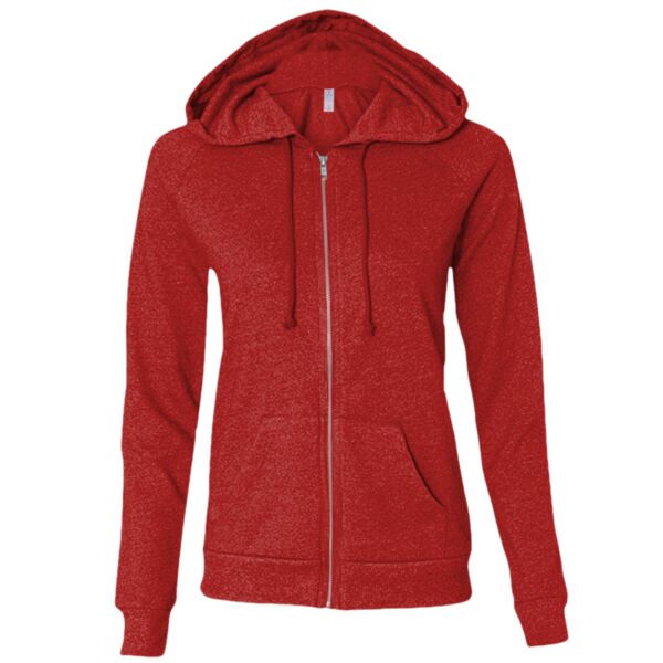 Eco Mock Twist French Terry Ladies' Adrian Full-Zip Hood Thumbnail