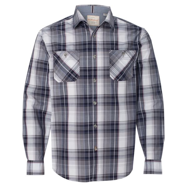 Vintage Plaid Long Sleeve Shirt Thumbnail