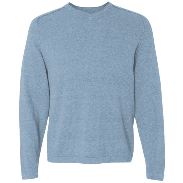 Vintage Denim V-Neck Cotton Sweater Thumbnail