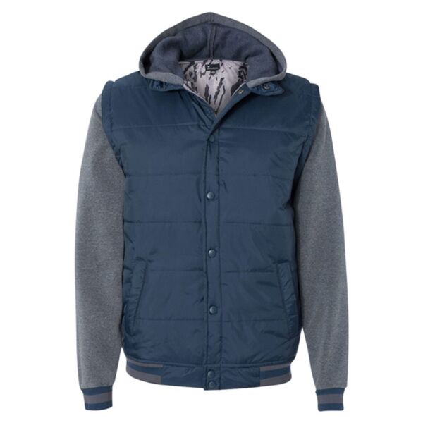 Nylon Vest with Fleece Sleeves Thumbnail