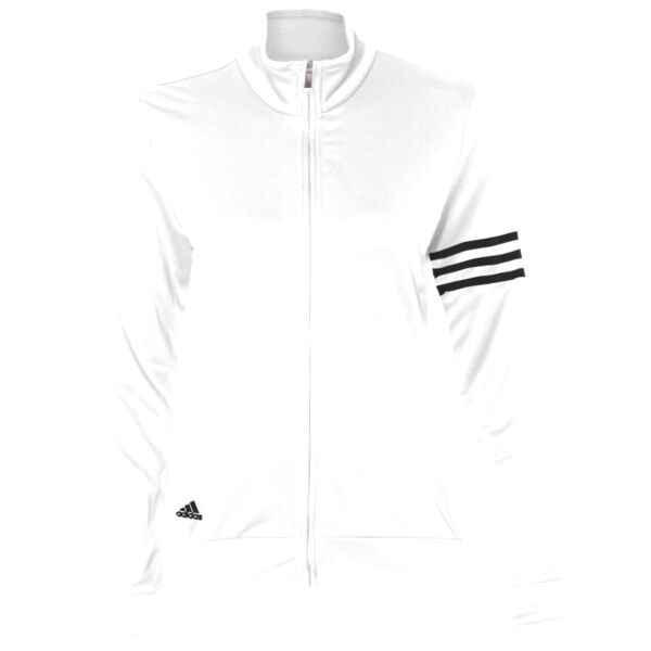 Ladies' ClimaLite® 3-Stripes French Terry Full-Zip Jacket Thumbnail