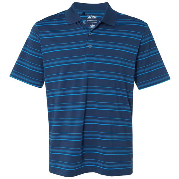 Pure Motion Textured Stripe Polo Thumbnail