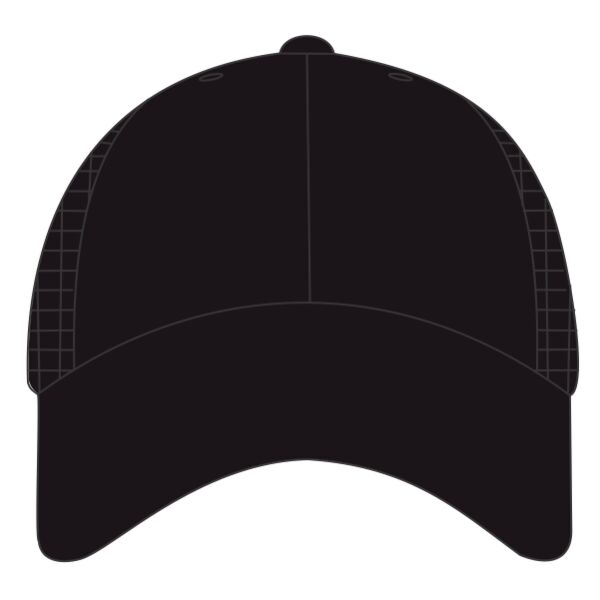 Contrast Stitched and Piped Air Mesh Cap Thumbnail