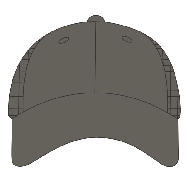 Mesh Back Camo Cap With Flag Undervisor Thumbnail