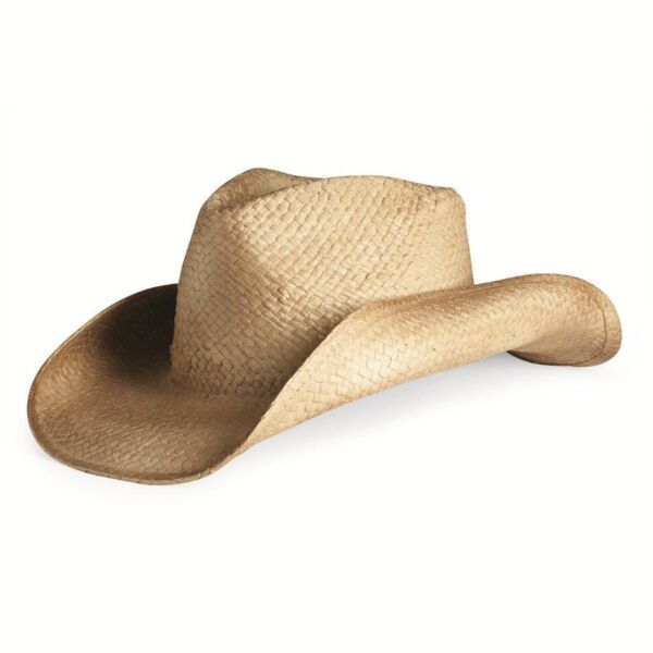 Embroiderable Raffia Straw Cowboy Hat Thumbnail