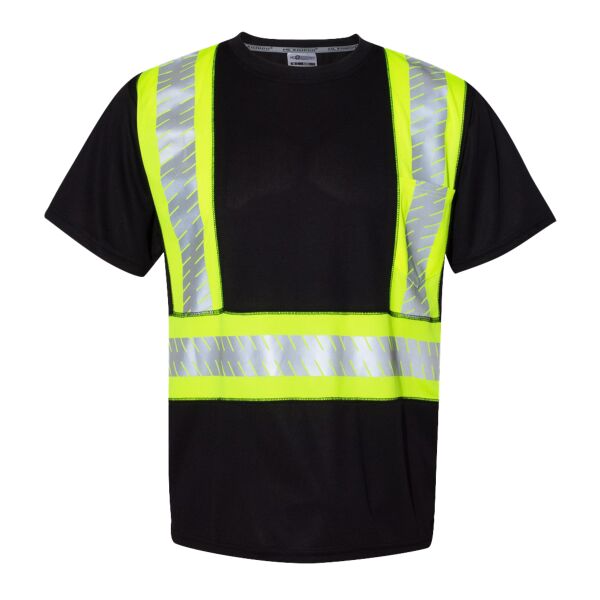 Unisex EV Series® Enhanced Visibility Contrast Pocket T-Shirt Thumbnail