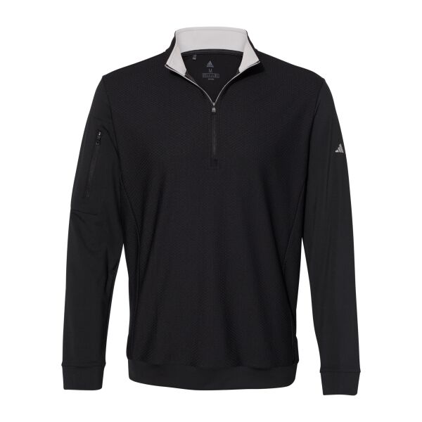 Men's Textured Quarter-Zip Pullover Thumbnail