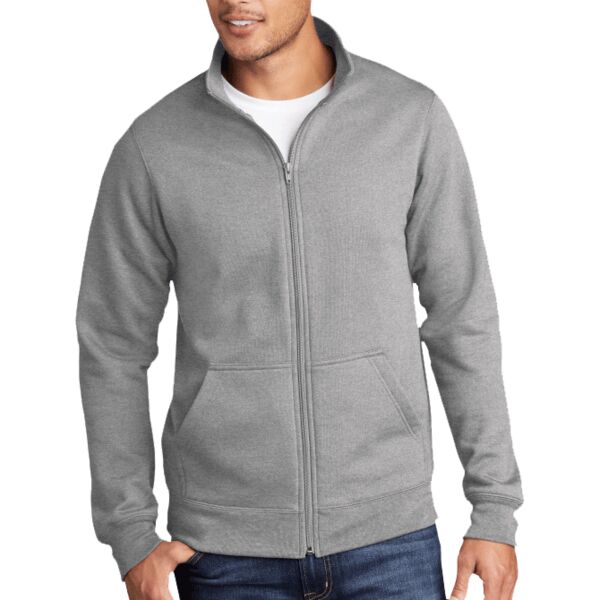 Port & Company PC78FZ Core Fleece Cadet Full Zip Sweatshirt Thumbnail