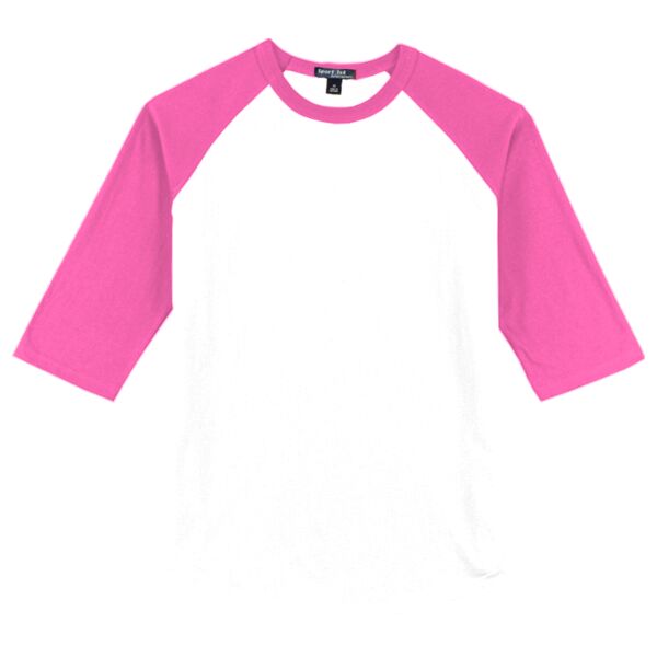 Sport Tek T200 Colorblock Raglan Jersey Thumbnail