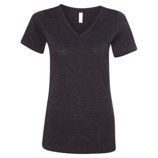 Bella 6415 Women's Relaxed Triblend Short Sleeve V-Neck Tee Thumbnail