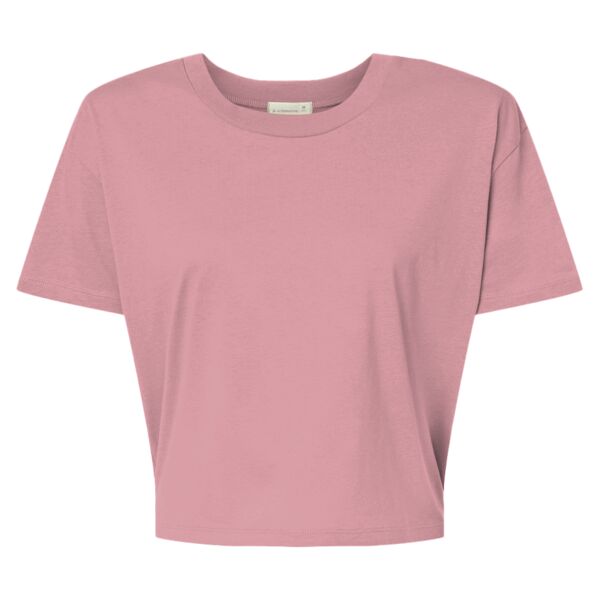 Alternative 5114C Women's Cotton Jersey Go-To Headliner Crop Tee Thumbnail