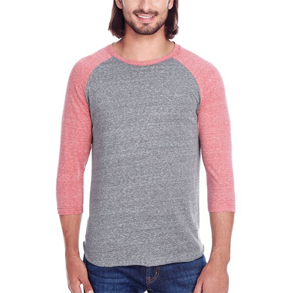 Unisex Triblend 3/4-Sleeve Raglan Thumbnail