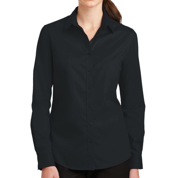 Port Authority L663 Ladies SuperPro Twill Shirt Thumbnail