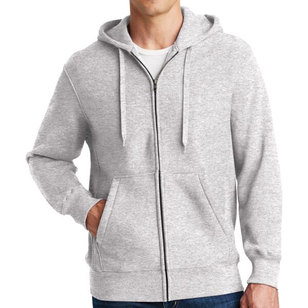 Sport Tek F282 Adult Super Heavyweight Full Zip Hooded Sweatshirt Thumbnail