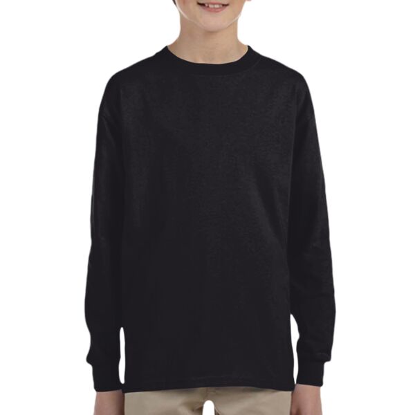 Jerzees 29BL Youth Long-Sleeve Heavyweight 50/50 Blend T-Shirt Thumbnail