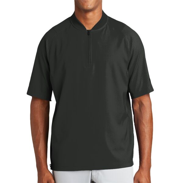 New Era NEA600 Cage Short Sleeve 1/4 Zip Jacket Thumbnail