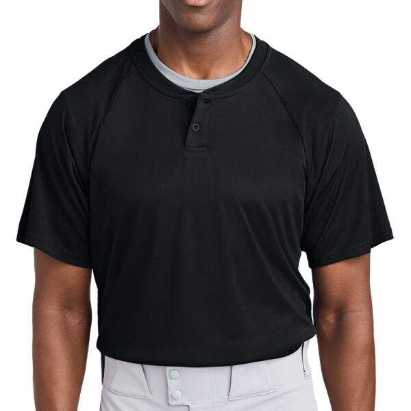 Sport Tek ST359 PosiCharge Competitor 2 Button Henley Thumbnail