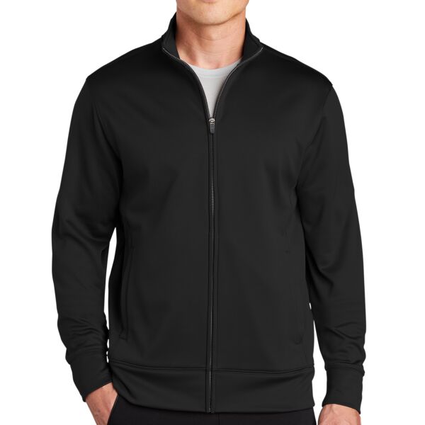 Sport Tek ST241 Adult Sport Wick Fleece Full Zip Jacket Thumbnail