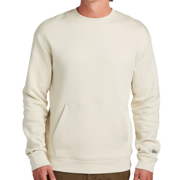 New Era NEA527 Adult Heritage Fleece Pocket Crew Thumbnail