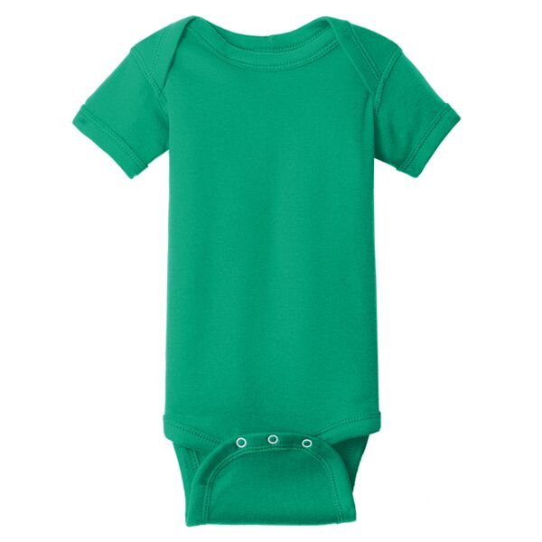 Rabbit Skins RS4400 Infant Short Sleeve Baby Rib Bodysuit Thumbnail