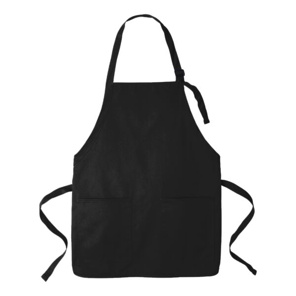 Port Authority A601 Adult Medium Length Two Pocket Bib Apron Thumbnail