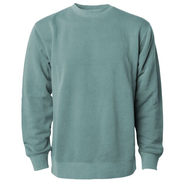 Independent Trading Co PRM3500 Adult Midweight Pigment-Dyed Crewneck Sweatshirt Thumbnail