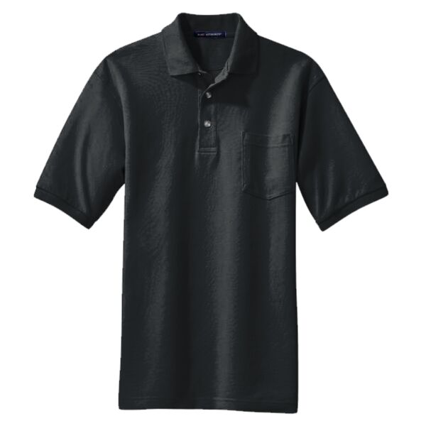 Port Authority 420P Pique Knit Polo with Pocket Thumbnail