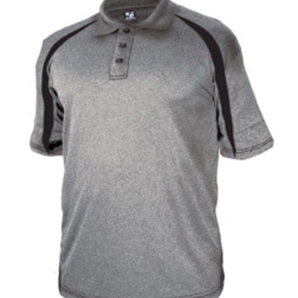 Badger Adult Fusion Three Button Polyester Polo Shirt  Thumbnail