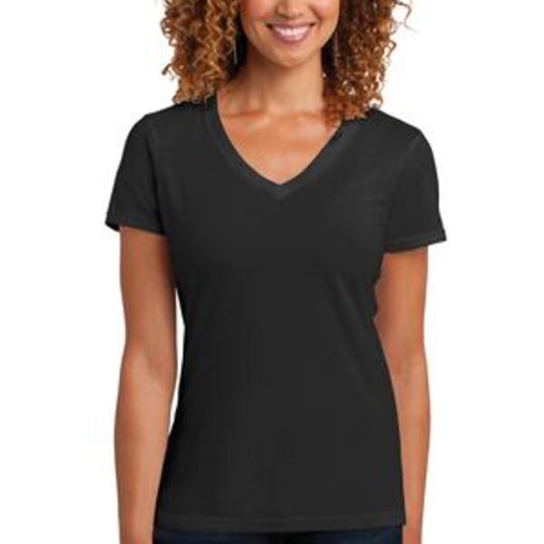 NEW District Made™ Ladies Perfect Blend™ V-Neck Tee Thumbnail